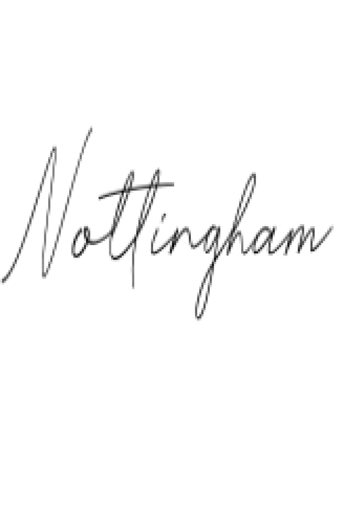 Nottingham Font Preview
