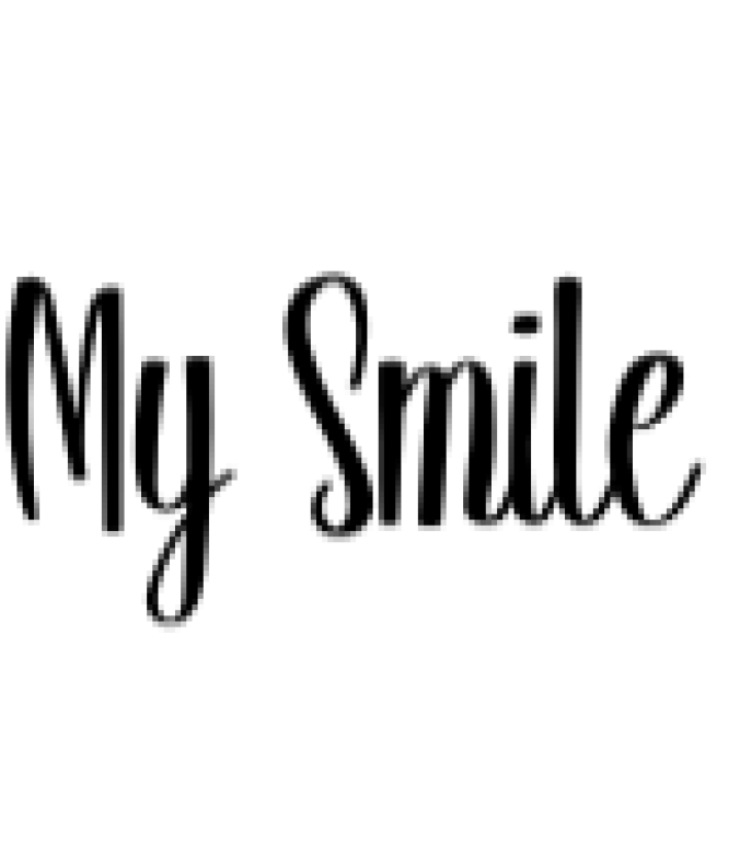 My Smile Font Preview