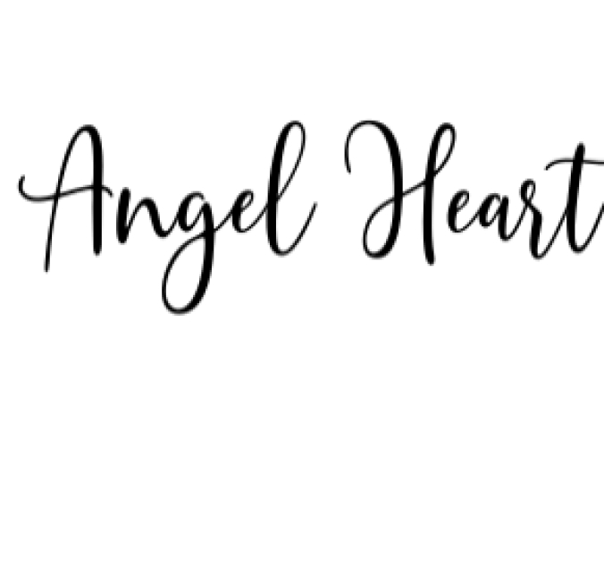 Angel Heart Font Preview