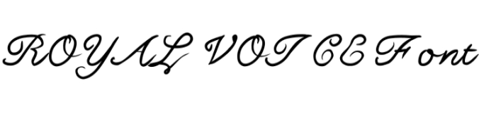 Royal Voice Font Preview