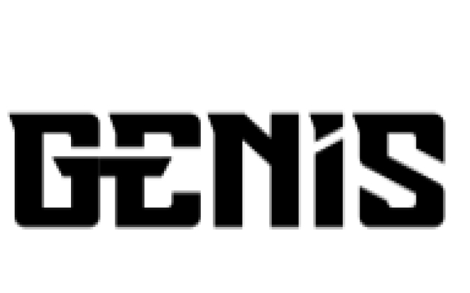 Genis Font Preview