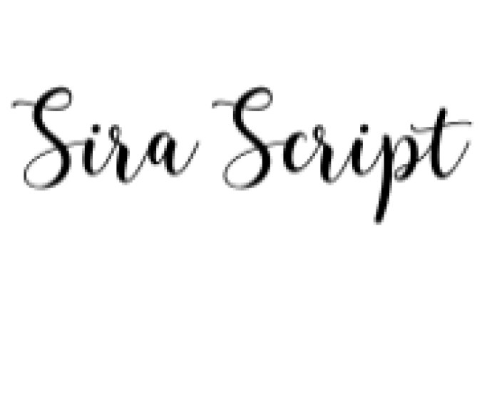 Sira Script Font Preview