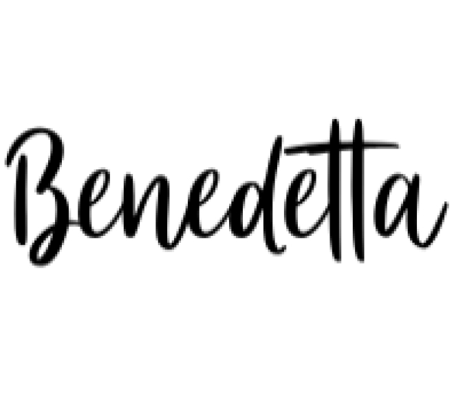 Renedetta Font Preview