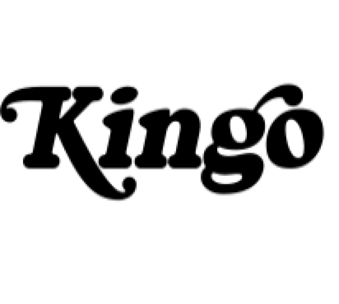 Kingo Font Preview