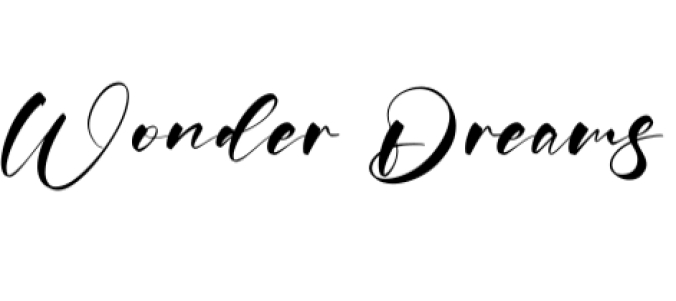Wonder Dreams Font Preview