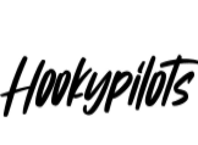 Hookypilots Font Preview