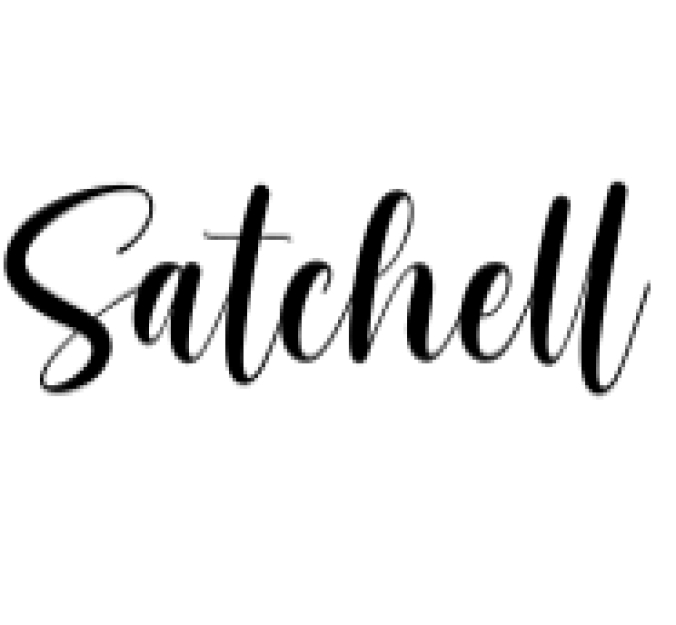 Satchell Font Preview