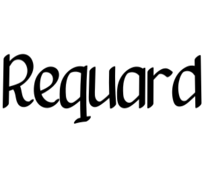 Requard Font Preview