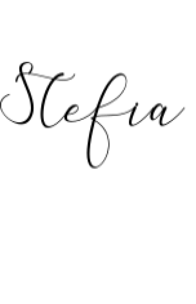 Stefia Font Preview