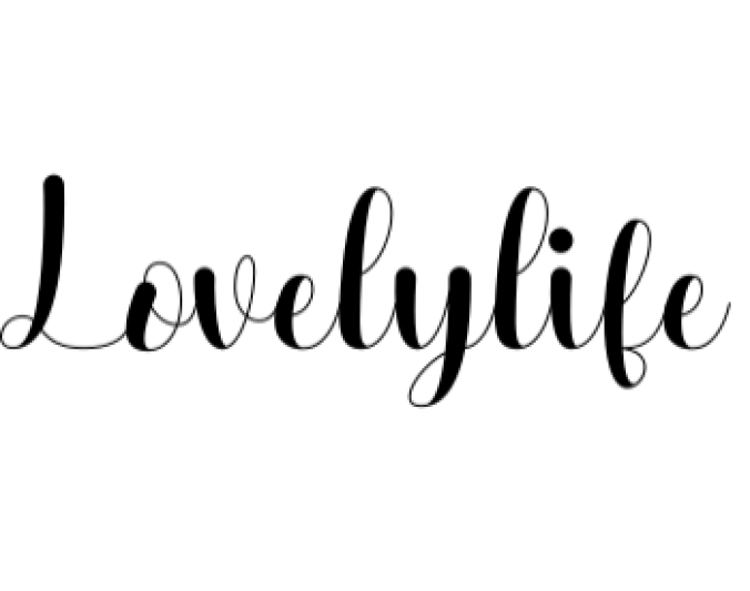 Lovelylife Font Preview