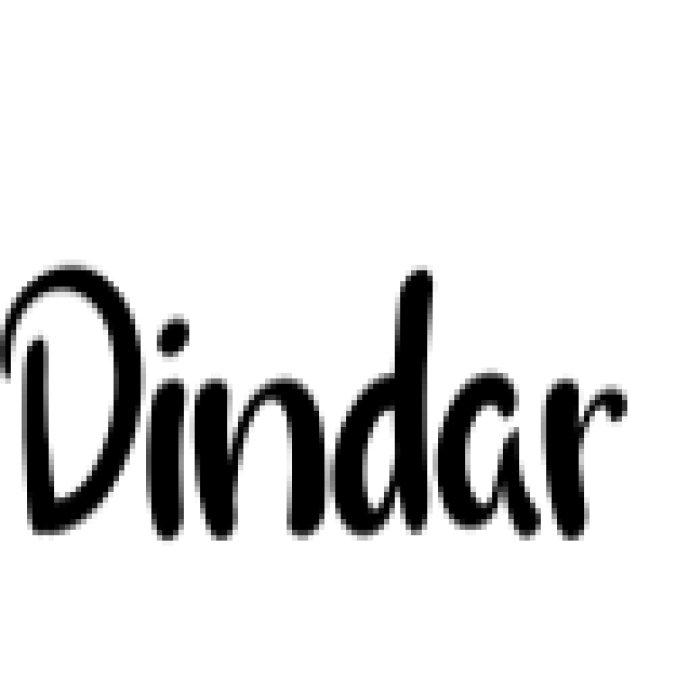 Dindar Font Preview
