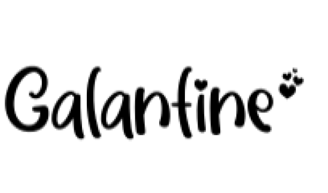 Galantine Font Preview