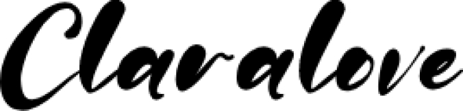 Claralove Font Preview