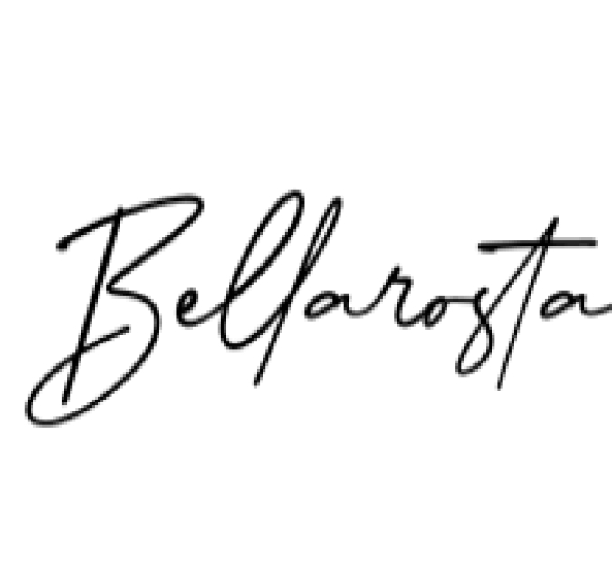 Bellarosta Font Preview