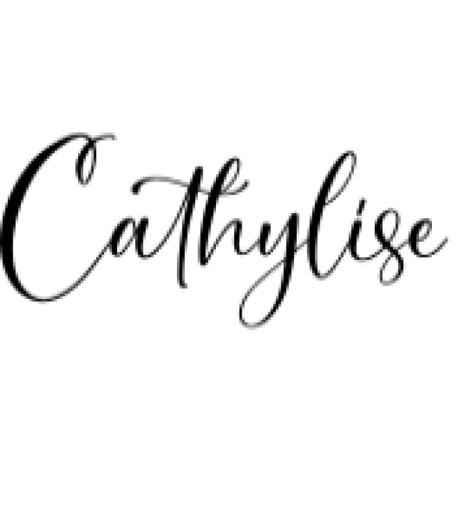 Cathylise Font Preview