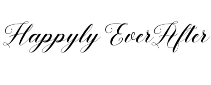 Happyly Ever After Font Preview