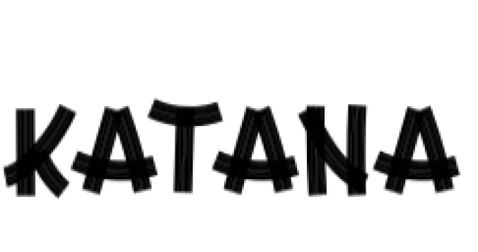 Katana Font Preview
