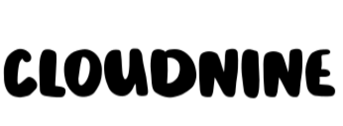 Cloud Nine Font Preview