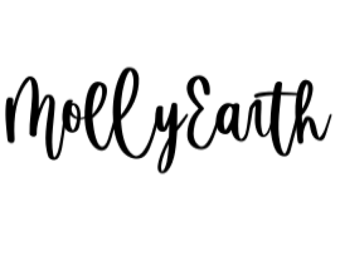 Molly Earth Font Preview