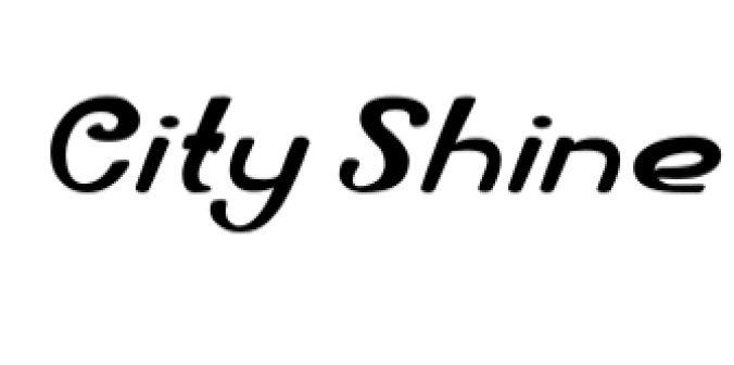 City Shine Font Preview