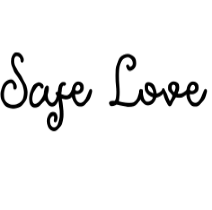 Safe Love Font Preview