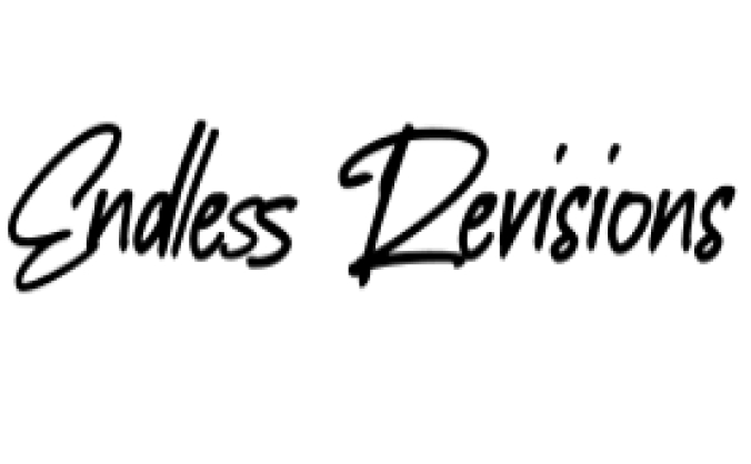 Endless Revisions Font Preview