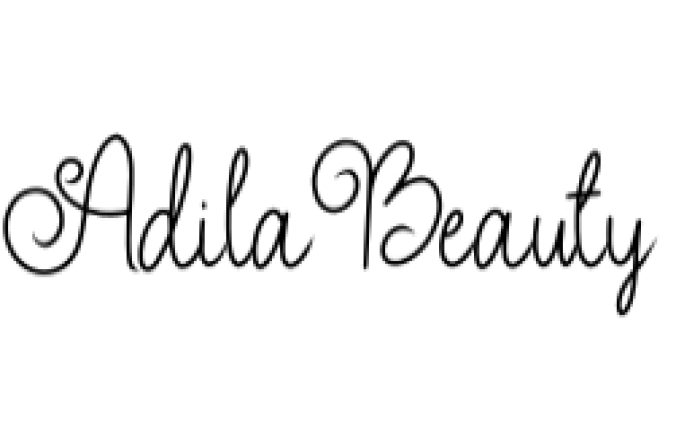 Adila Beauty Font Preview