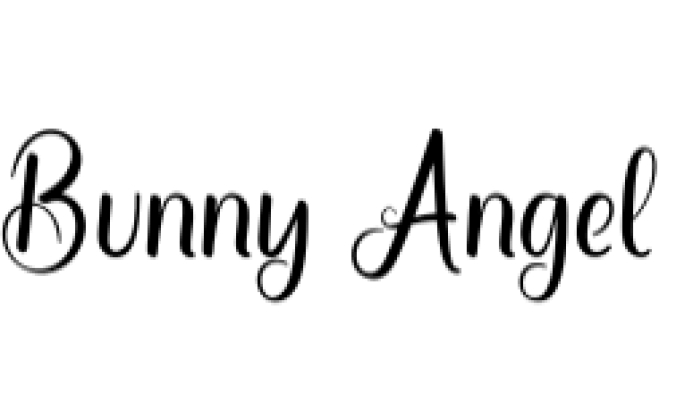 Bunny Angel Font Preview