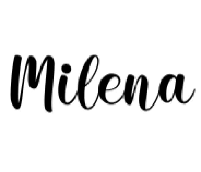Milena Font Preview