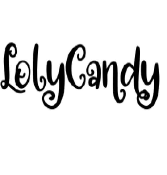 Loly Candy Font Preview