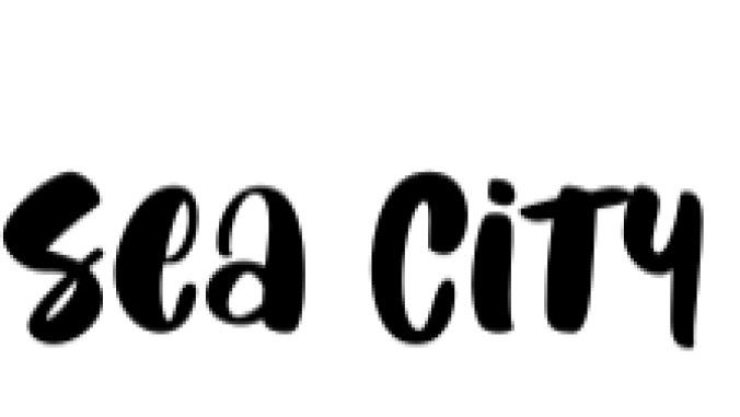 Sea City Font Preview