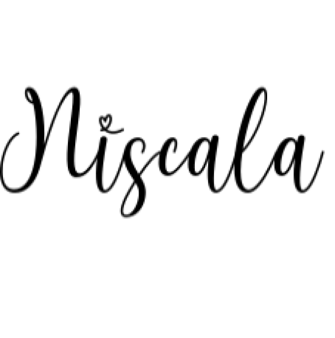 Niscala Font Preview