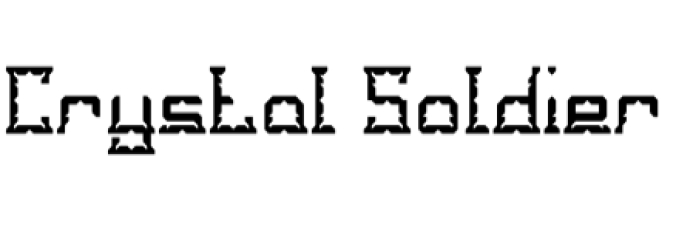 Crystal Soldier Font Preview