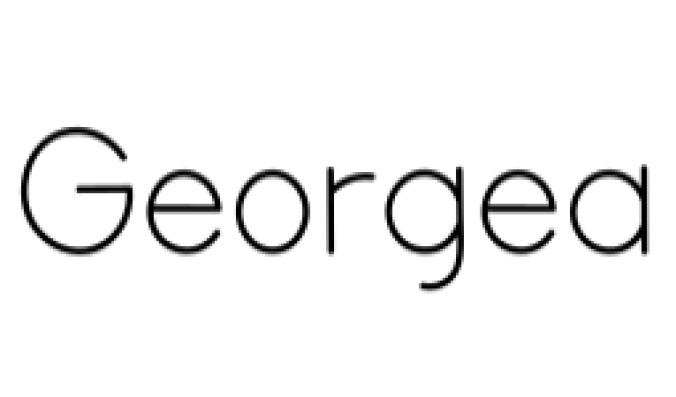 Georgea Font Preview