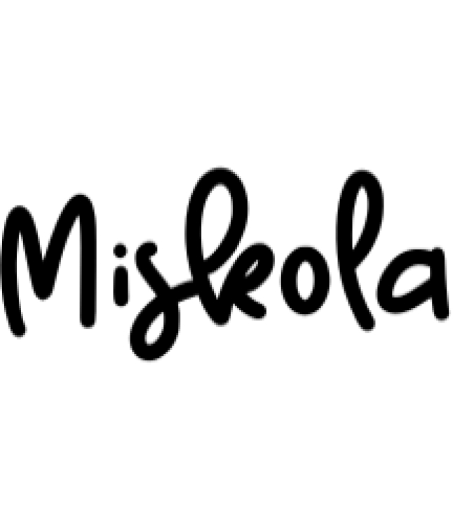 Miskola Font Preview