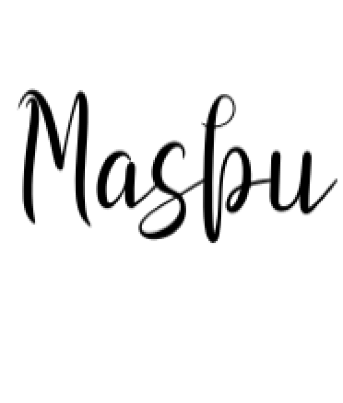 Masbù Font Preview
