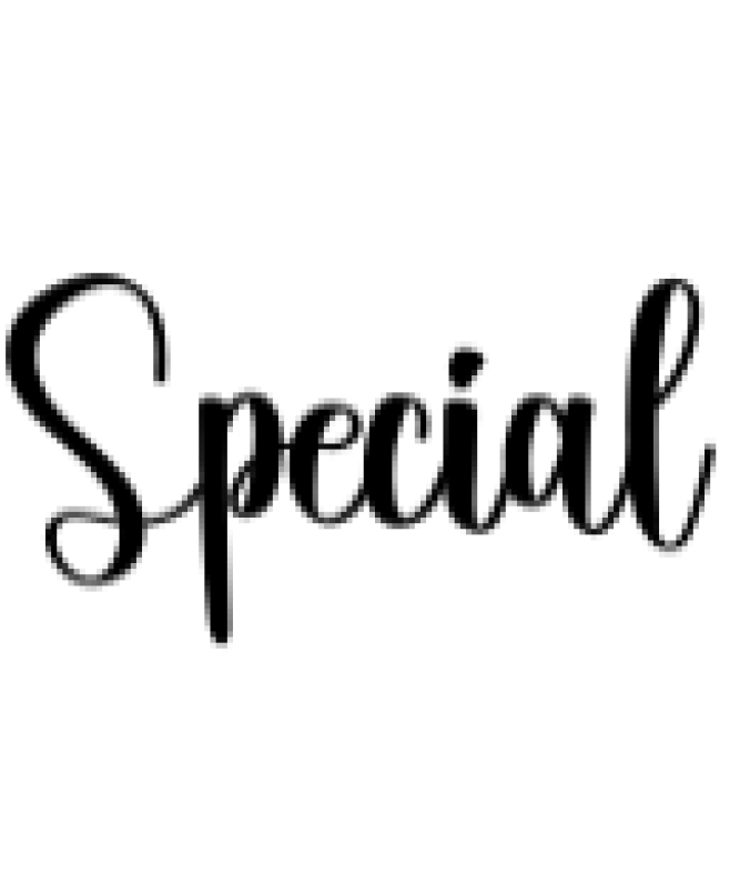 Special Font Preview