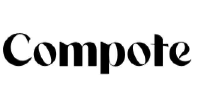 Compote Retro Sans Font Preview
