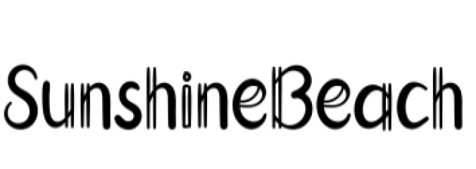 Sunshine Beach Font Preview