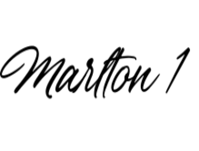 Marlton Font Preview