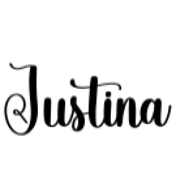 Justina Font Preview