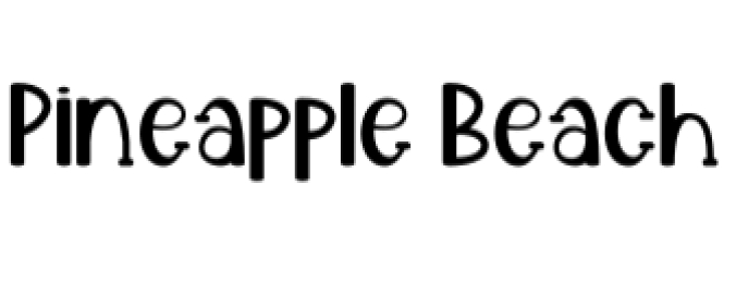 Pineapple Beach Font Preview