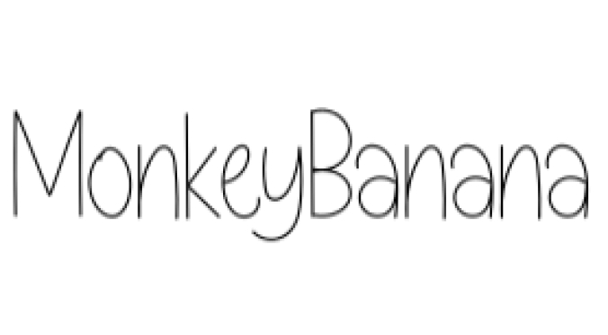 Monkey Banana Font Preview
