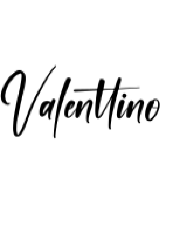 Valenttino Font Preview