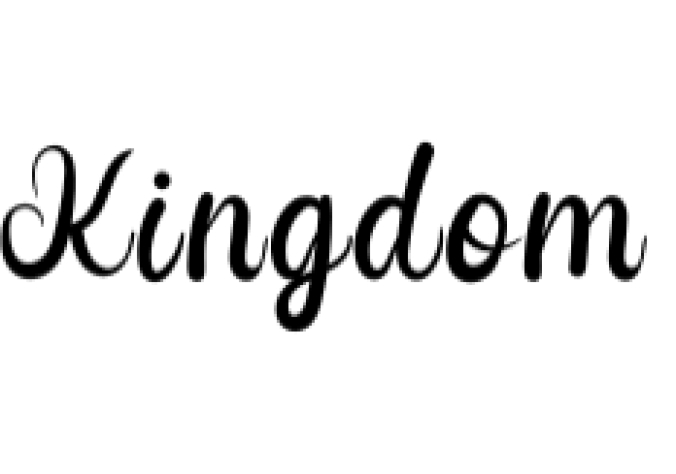 Kingdom Font Preview