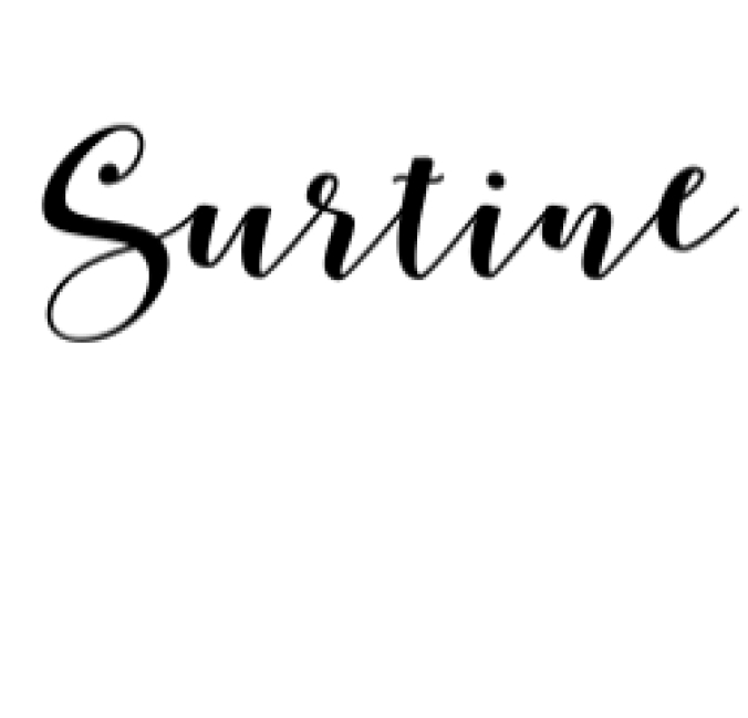 Surtine Font Preview