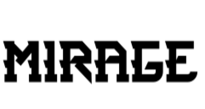 Mirage Font Preview