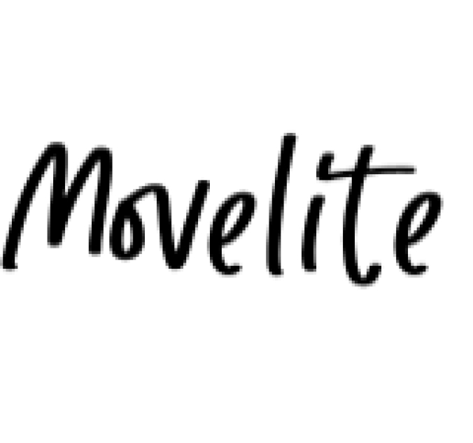 Movelite Font Preview