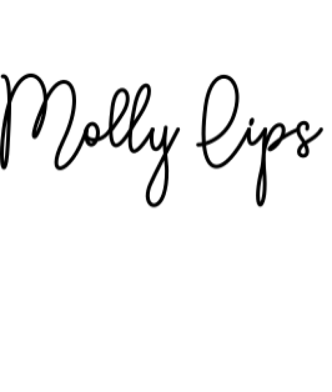 Molly Lips Font Preview