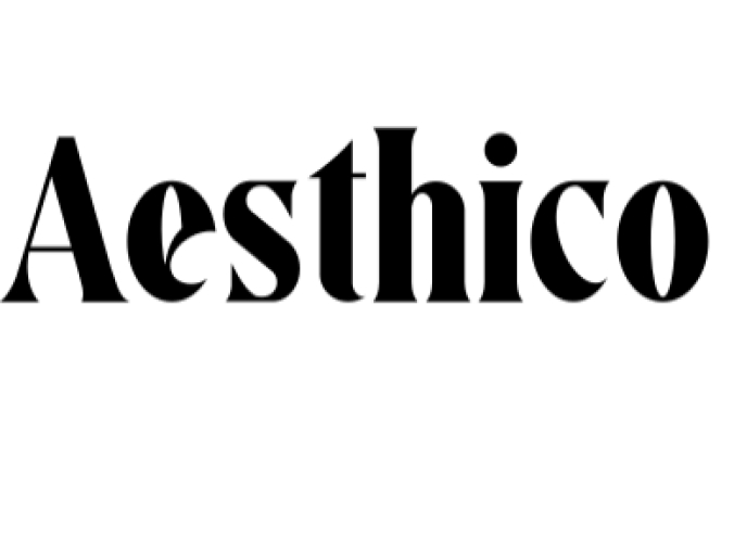 Aesthico Font Preview